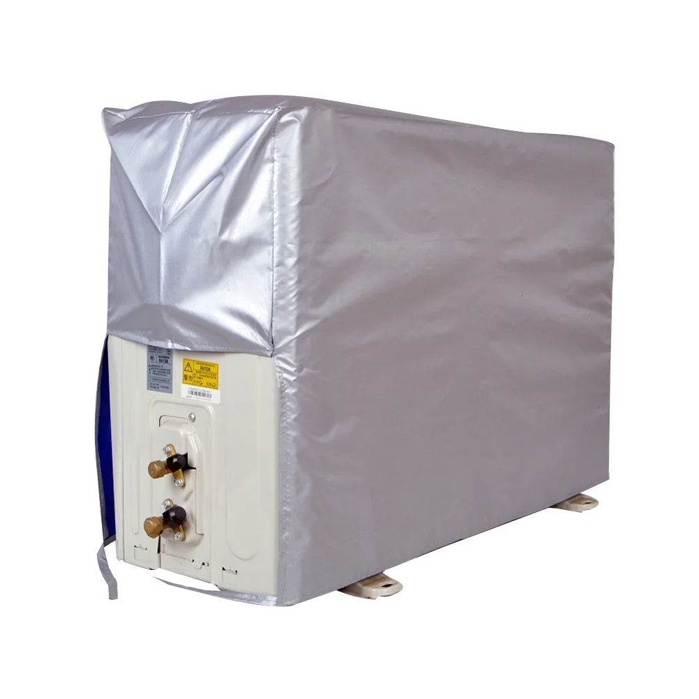 

Condition Cover For 9000-15000 Outdoor Cover Waterproof Outdoor Dust Rain Protection Silver Polyester Fabric