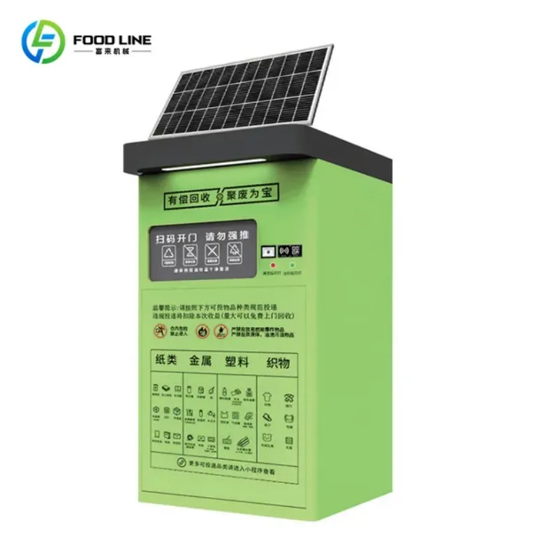 Commercial Weatherproof Automated Waste Collection Reverse Vending Machine