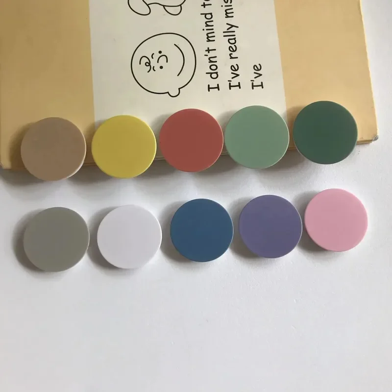 1-5 stuks vingerringhouder standaard voor Samsung ondersteuning telefoon mobiele telefoons grip tok opvouwbare effen kleur zak socket beugel