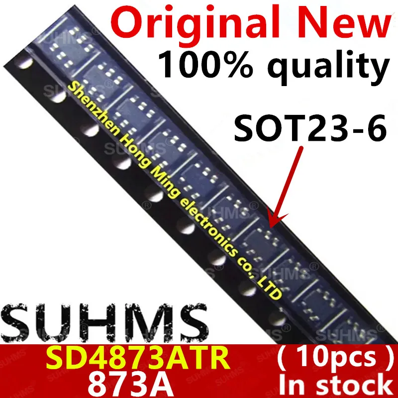 (10 Stück) 100 % neu 873A SD4873A SD4873ATR sot23-6