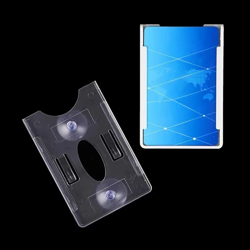 Car Windshield Parking Ticket Holder Automatic Fixed Card Clip Bill Storage Box Car Sticker Bracket