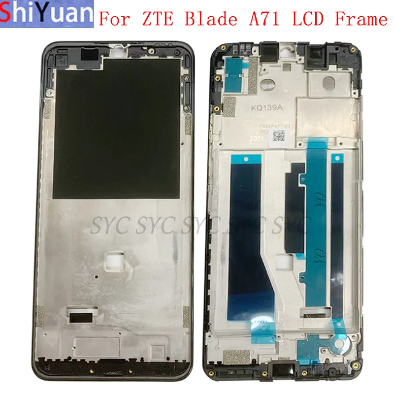 

Phone Housing Middle Frame Center Chassis Cover For ZTE Blade A71 LCD Frame Replacement Repair Parts