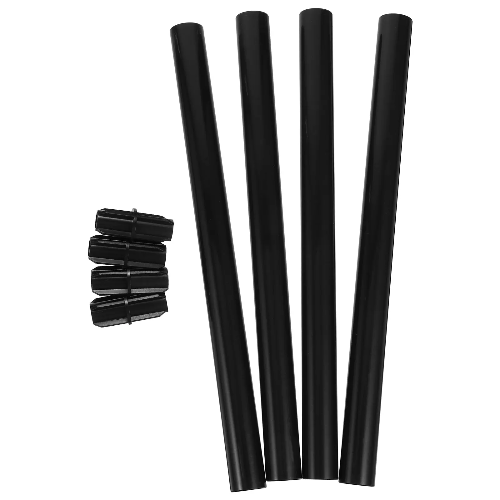 

4 Sets Light Connectors ABS Extension Rods for Spike Ground Stake Poles Yard Lawn Lamp Outdoor Garden Supplies