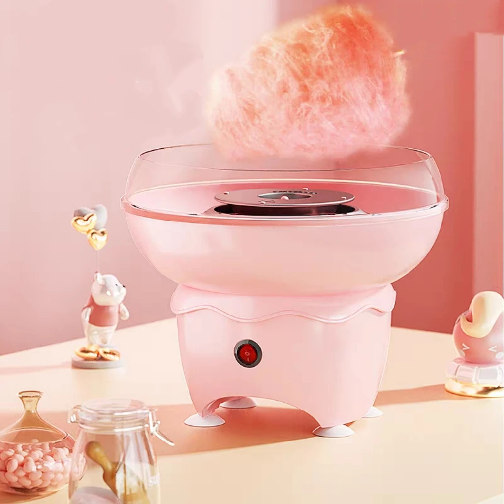 

Машина для производства сахарной ваты, бытовая мини-полностью автоматическая коммерческая машина для производства сахарной ваты для детских подарков ручной работы