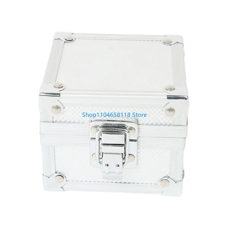 

Aluminum Alloy Watch Storage Box With Closure Watch Display Case For Jewelry Display And Travel Protections