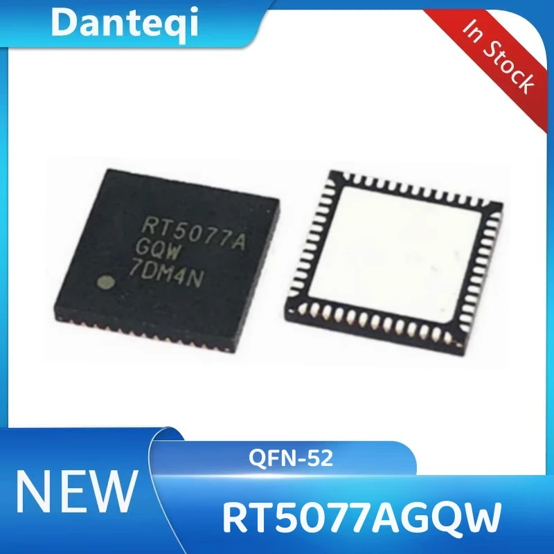 2PCS~5PCS/LOT RT5077A RT5077AGQW QFN-52 Chipset