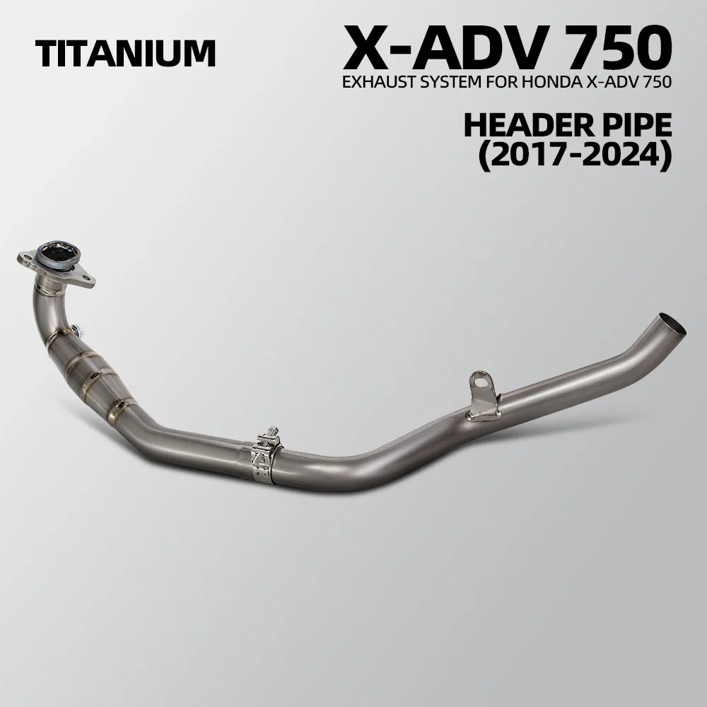 For Honda Forza750 NSS750 ADV750 2017-2024 Motorcycle Exhaust Modify Manifold Titanium Escape Front Pipe Compatible OE Muffler