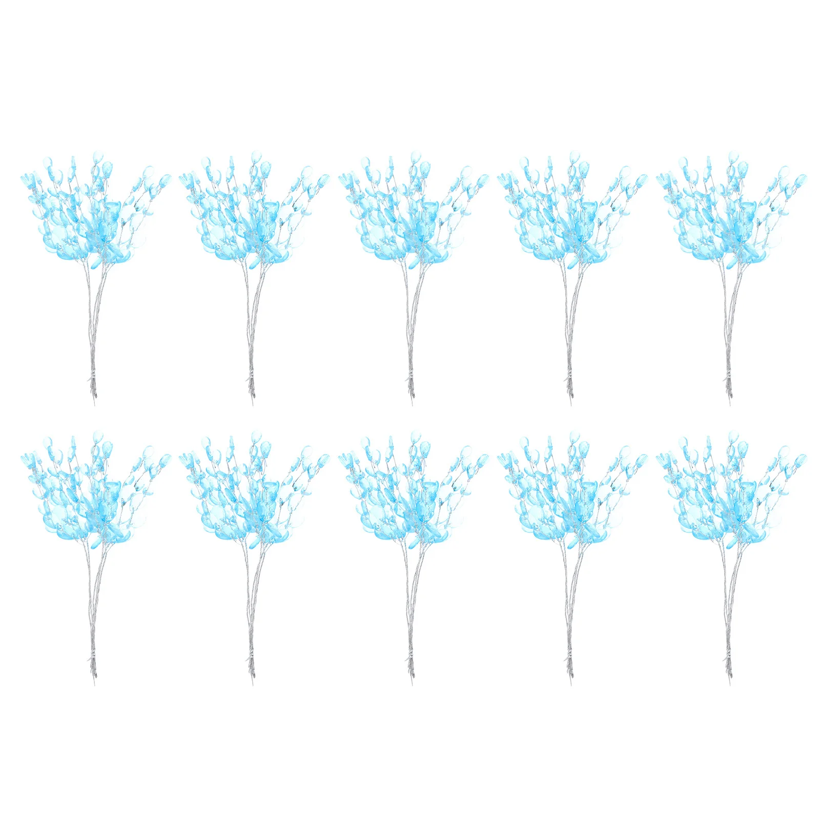 

50 Pcs Christmas Tree Decorations Xmas Ornament Ornaments for Diy Wreath Supplies Hanging Decorative Branch Adorn