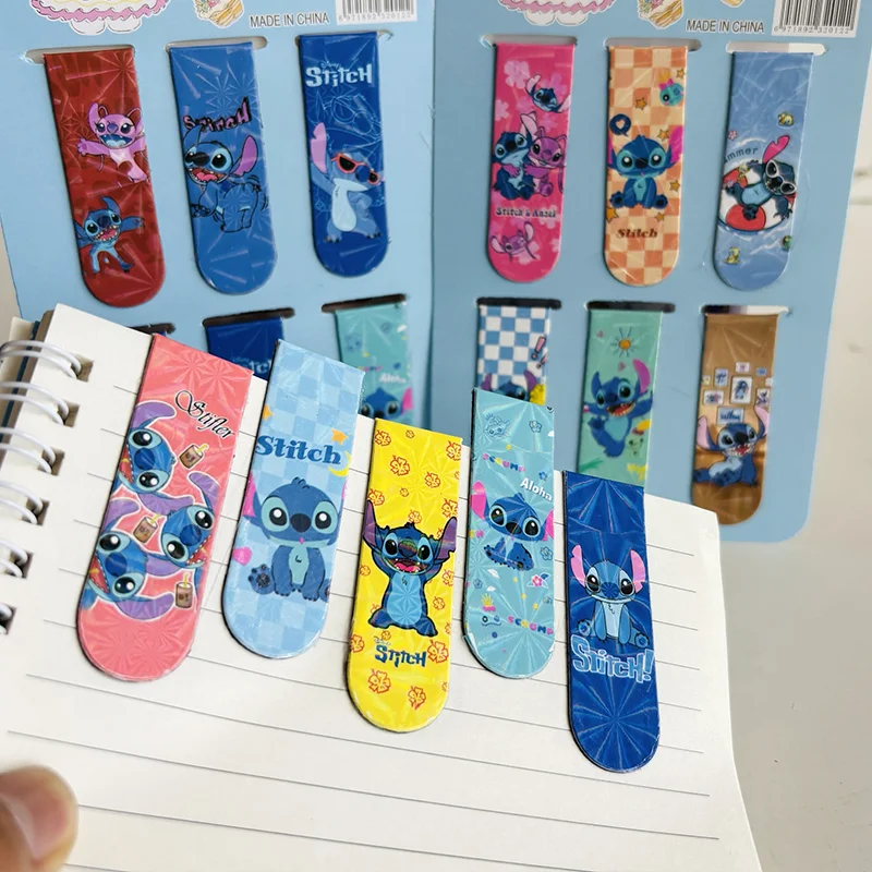 Disney Stitch Bookmarks, Foldable Clip On Bookmarks, school Office Supplies,school supplies, reading, rewards