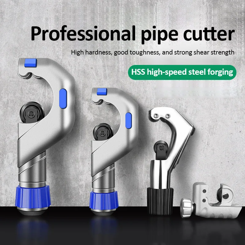 Roller Type Tube Cutter Bearing Pipe Cutter Aluminum Alloy Metal Scissor Pipe Cutter Stainless Steel Tube Plumbing Cutting Tool