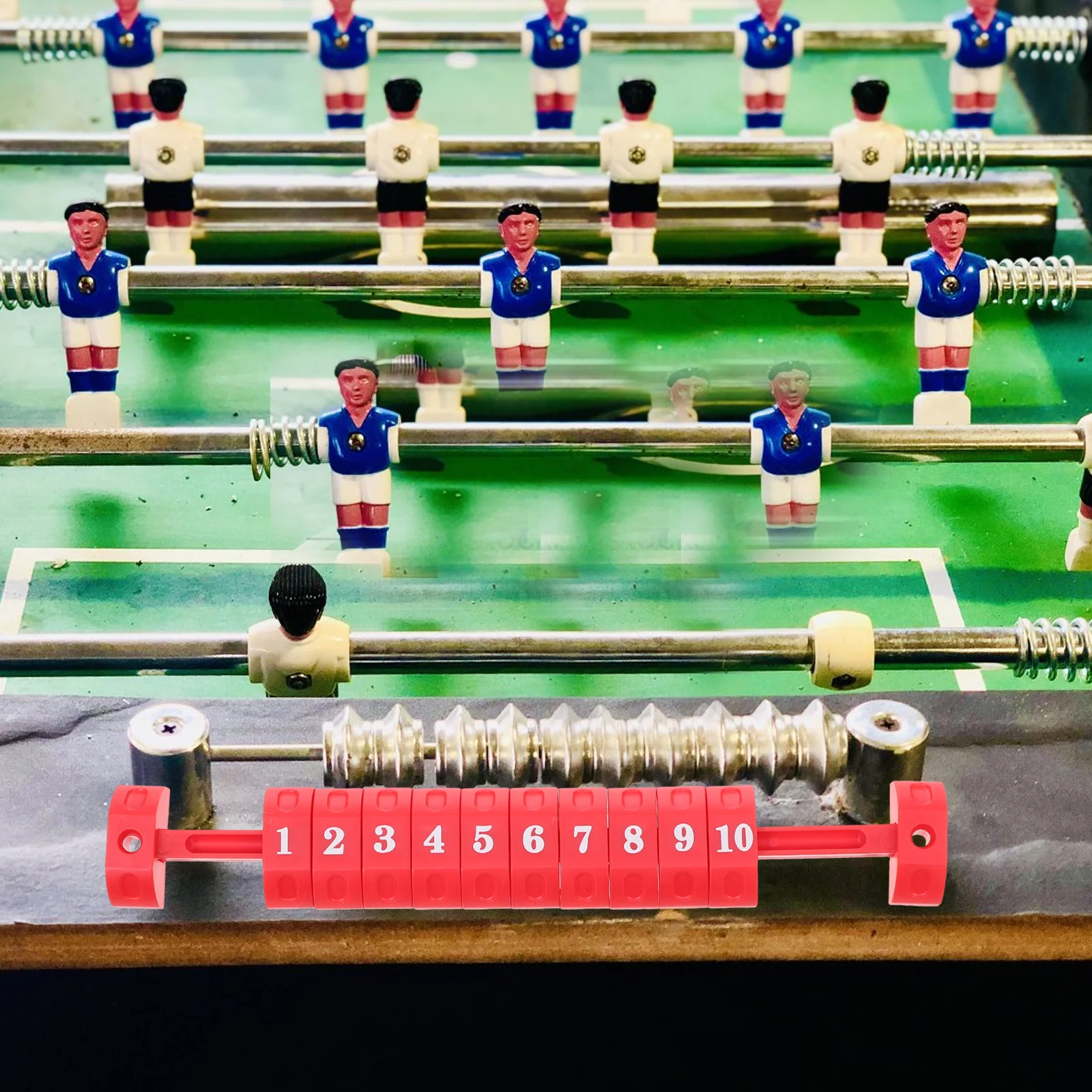 2 قطعة وحدات بلاستيكية دائم الجدول كرة القدم النتيجة حفظة لكرة القدم استبدال التهديف عدادات بار فووسبالل التهديف حفظة