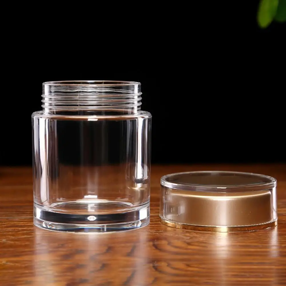 150ml Frosted Cap Face Cream Jar Small Empty Cosmetic Refillable Bottles Plastic Eyeshadow Makeup Pot Container