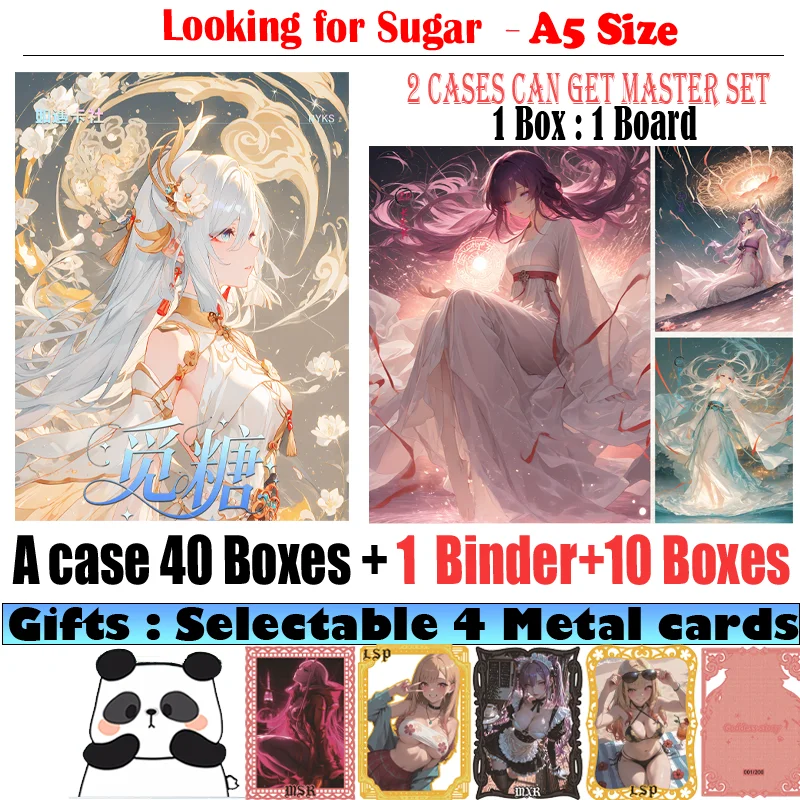 

New A5 Size Goddess Acrylic Card ' Looking for Sugar ' Waifu Hobby Doujin Collection Card Game Board Trade Card Gifts Toys