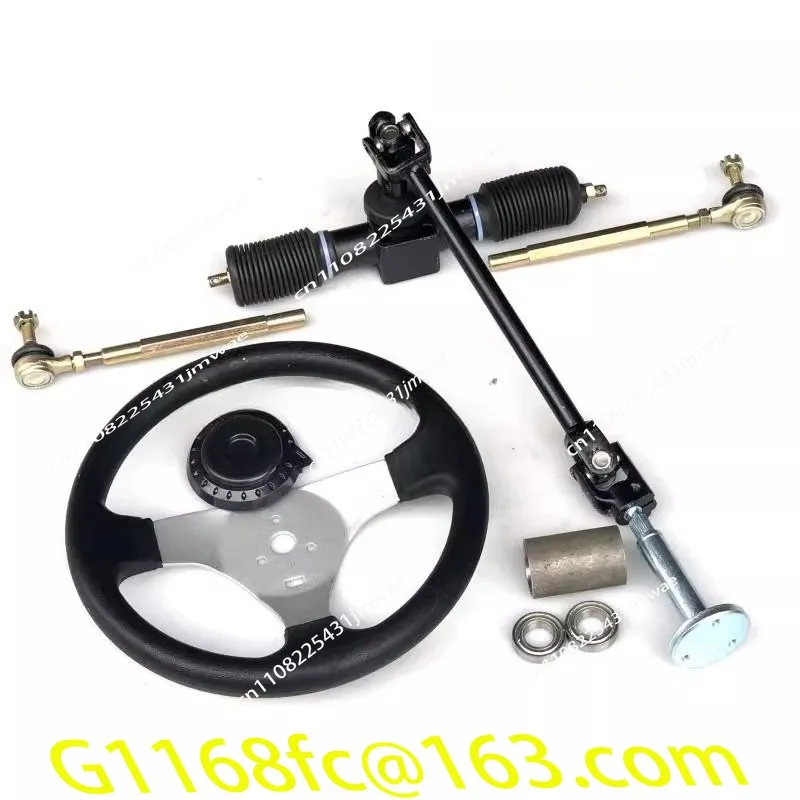 Four Wheeled Electric Beach Bike Kart 32-42CM Aluminum Steering Wheel Steering Wheel Turns 1.5-2.5 Turns