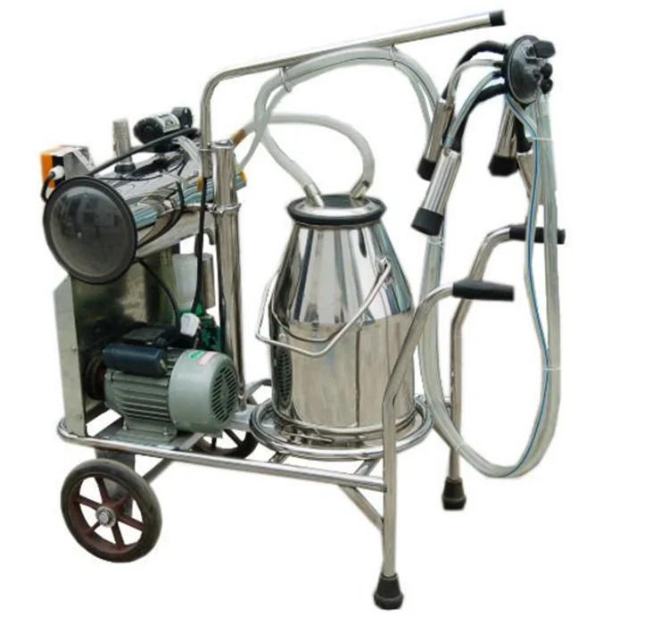 Automatic Mobile Mechanical Goat Sheep Milker Machine Vacuum Pump Cow Milking Machines Price