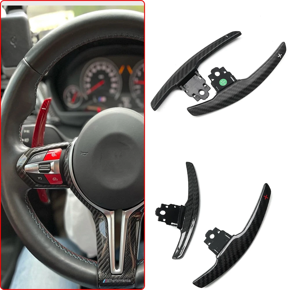 

Steering Wheel Paddle Shifter For BMW F48 F39 F26 F15 F16 X1 X2 X4 X5 X6 i8 i12 Carbon Fiber Paddle Switches Extension Replacmen