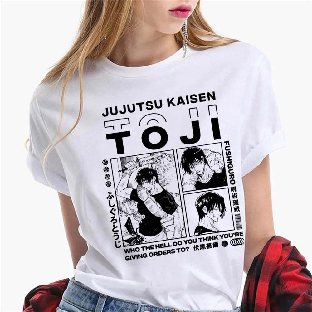 Jujutsu Kaisen Manga t-shirt teen Gothic kawaii Psychedelic Breathable Vintage shirt Grunge Pop Culture Psychedelic Classic 80s