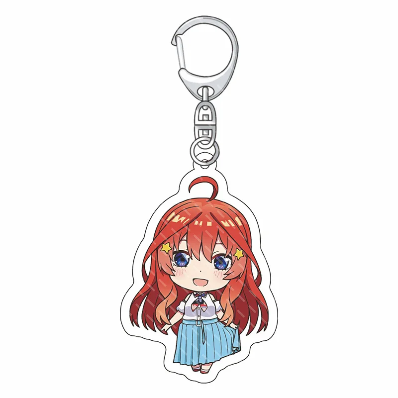 Anime fans The Quintessential Quintuplets Nakano Sanjiu a flower two is four leaves May love acrylic pendant case car key chain