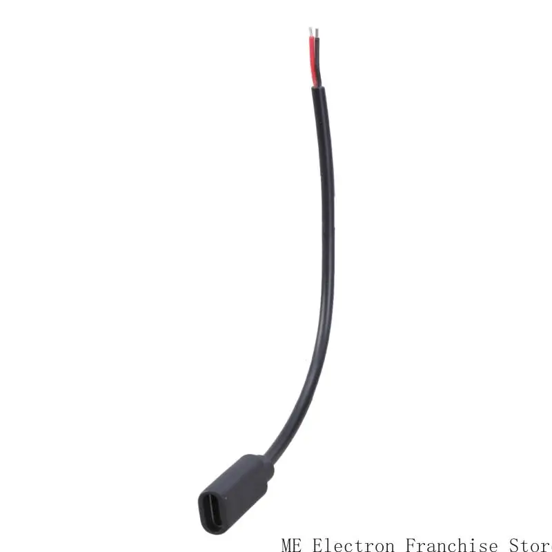 T5EA Type-C إلى 2 دبوس سلك عاري لمعدات USB C أو إصلاح كابل DIY البديل