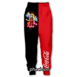 phechion New Men/Women Coke 3D Printed Casual Pants Fashion Streetwear Men Loose Sporting Long Trousers K143