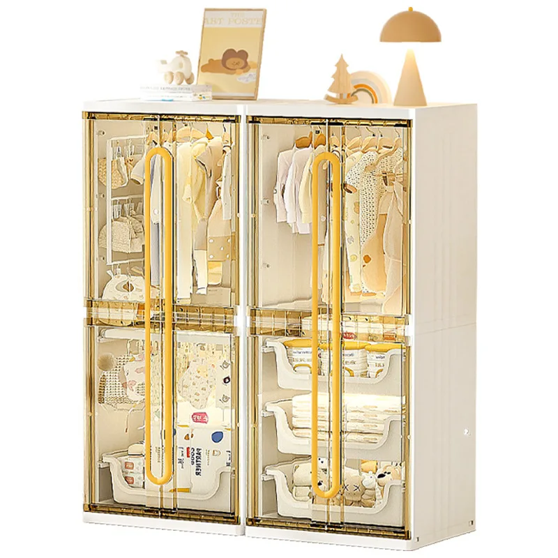 

Simple wardrobe, storage, bedroom double door wardrobe