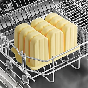 Easy Release Silicone Popsicle Mold 12 Cavity Ice Pop Maker With Wooden Sticks Reusable For Summer Homemade Desserts