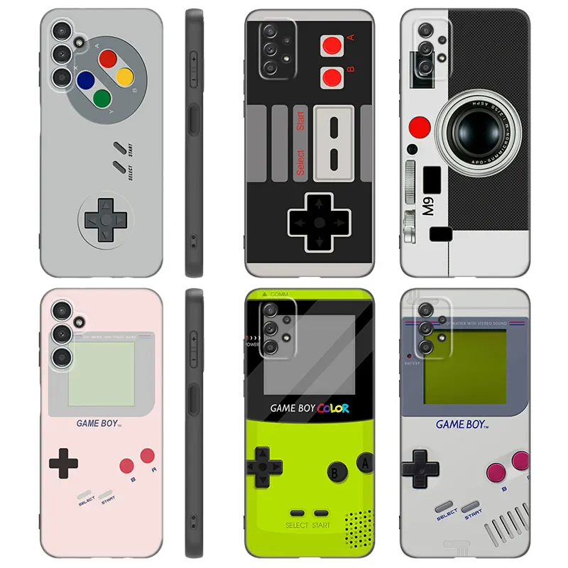 Gameboy Boy Game Case For Samsung A13 A22 A24 A32 4G A14 A23 A25 A34 A52S A53 A54 A73 5G A11 A12 A31 A33 A50 A51 A70 A71 A72