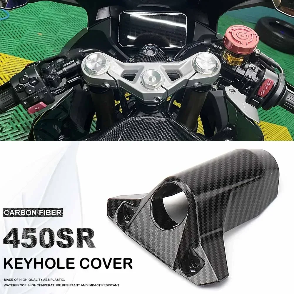 Motorcycle Accessories Ignition Starter lock Decorative cover Keyhole protective cover For CFMOTO 450Sr 450SR 450 sr 2022 2023