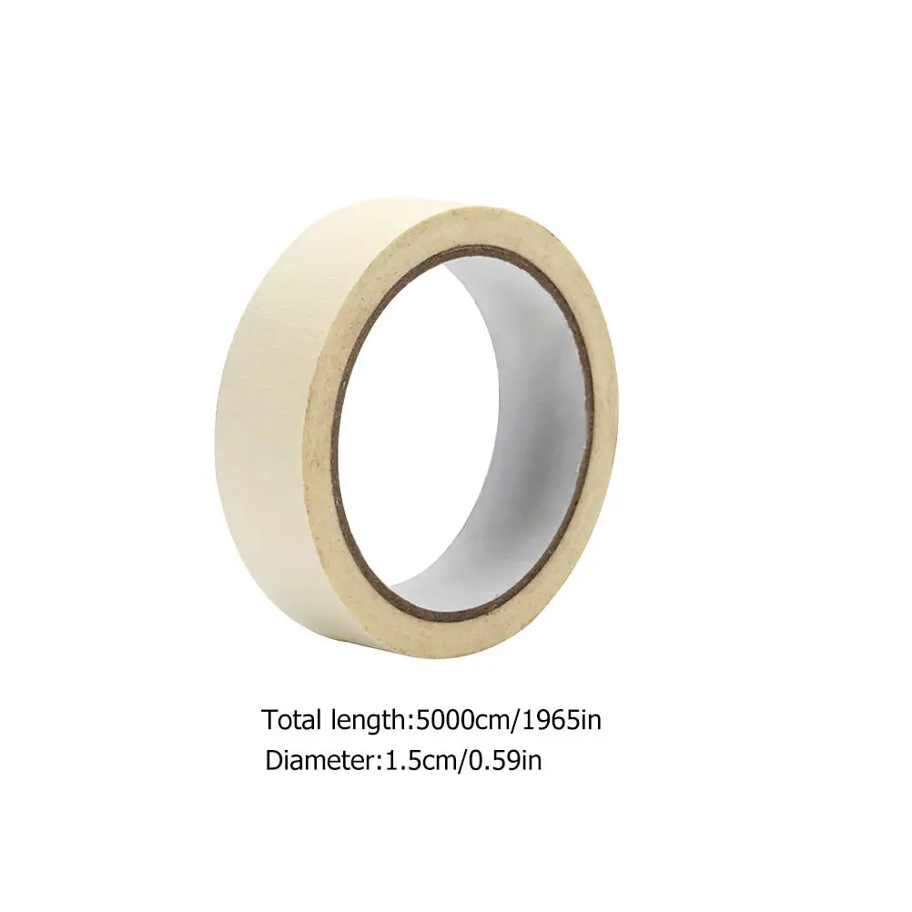 3 لفات من شريط لاصق ورقي ملون منفصل، حجم طويل محمول لاصق حماية اللوحة الاحترافي