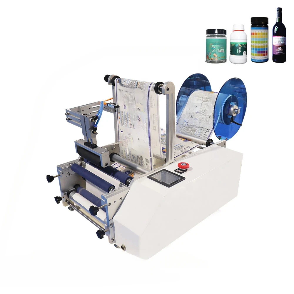 Semi-automatic Labeling Machine, Self-adhesive, Automatic Wine Bottle Labeling Machine, Hot Selling