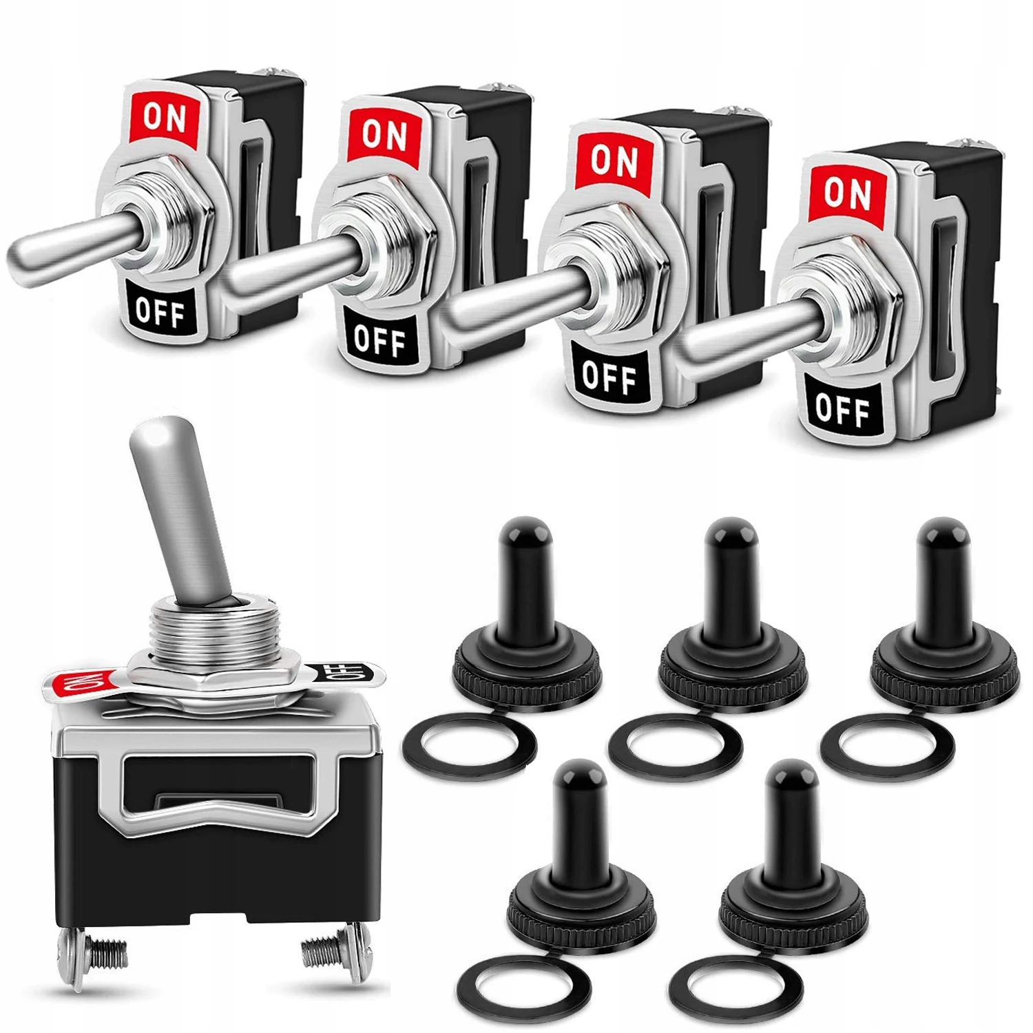 

HERMETIC ON/OFF 2 контакта 5 шт. с пылезащитным чехлом