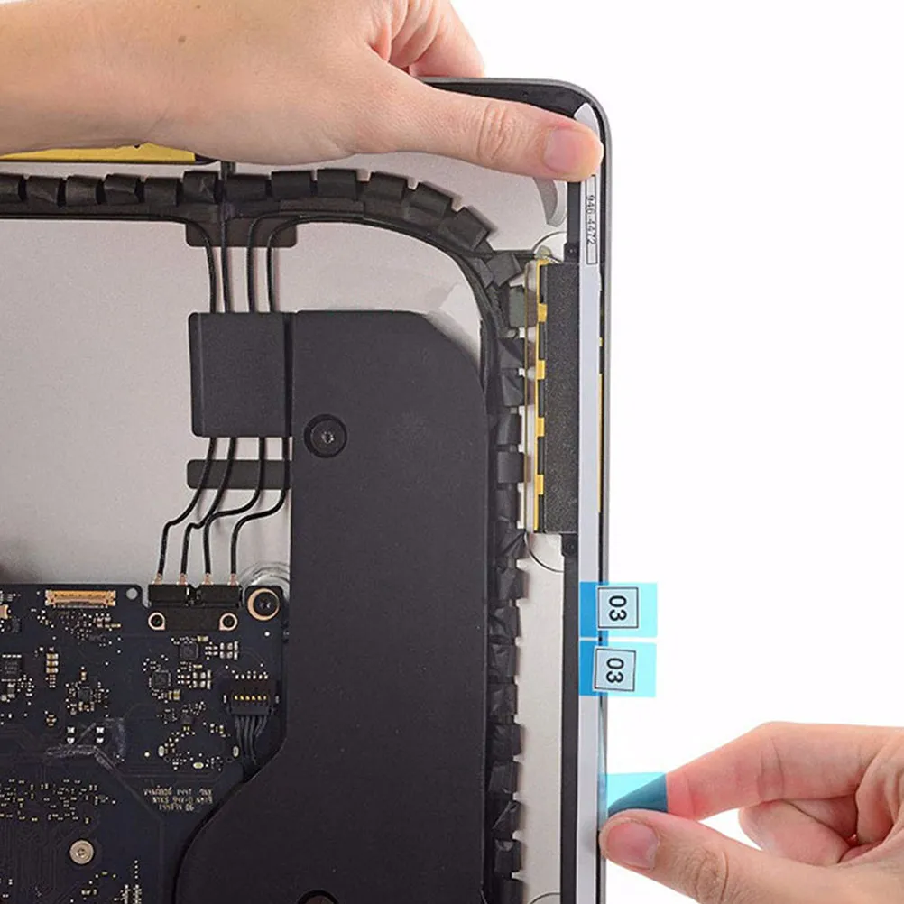 1 Set Panel Sticker Replacement Kit Opening Wheel Tool Computer Display Compatible With A1419 Lcd Screen Adhesive Strip Repair
