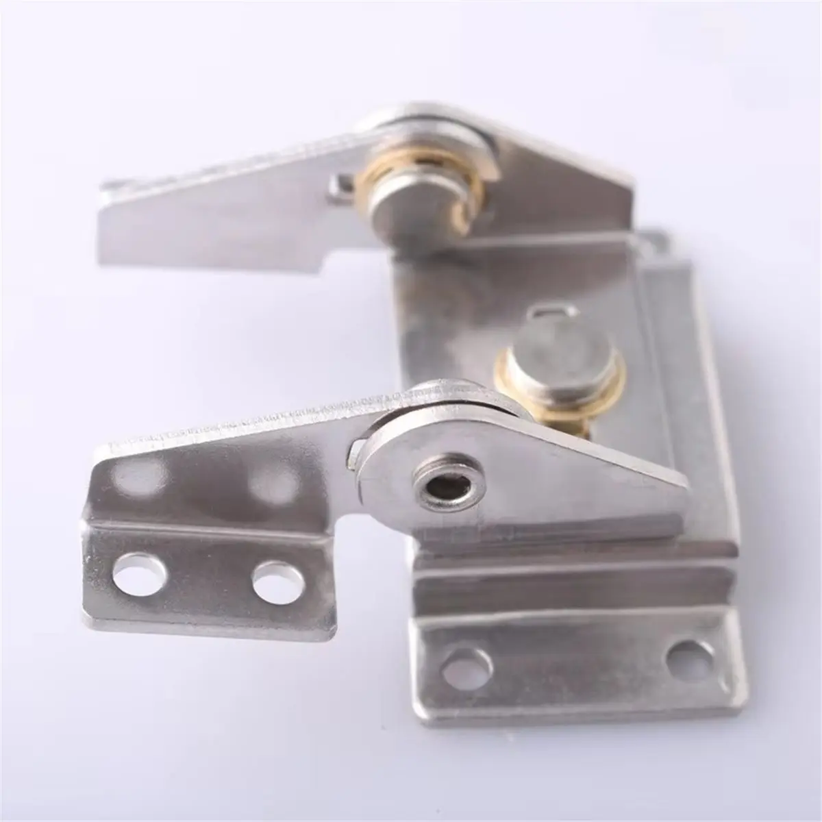 Stainless Steel Double Shaft Torque Hinge, Rotating 360 to Stop At , Constant Damping Shaft Hinge