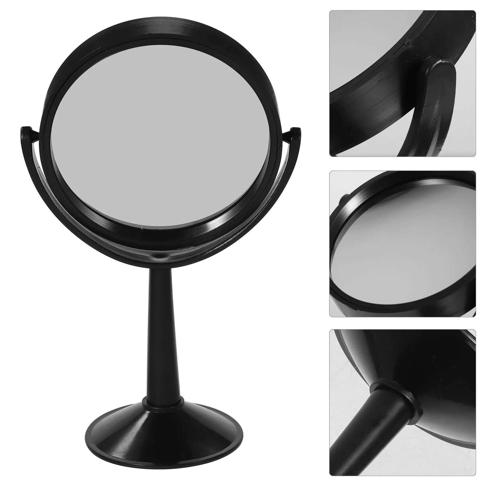 2-шт. Пинцет Экспериментальный оптический вогнутый и выпуклый зеркальный круглый с черным основанием