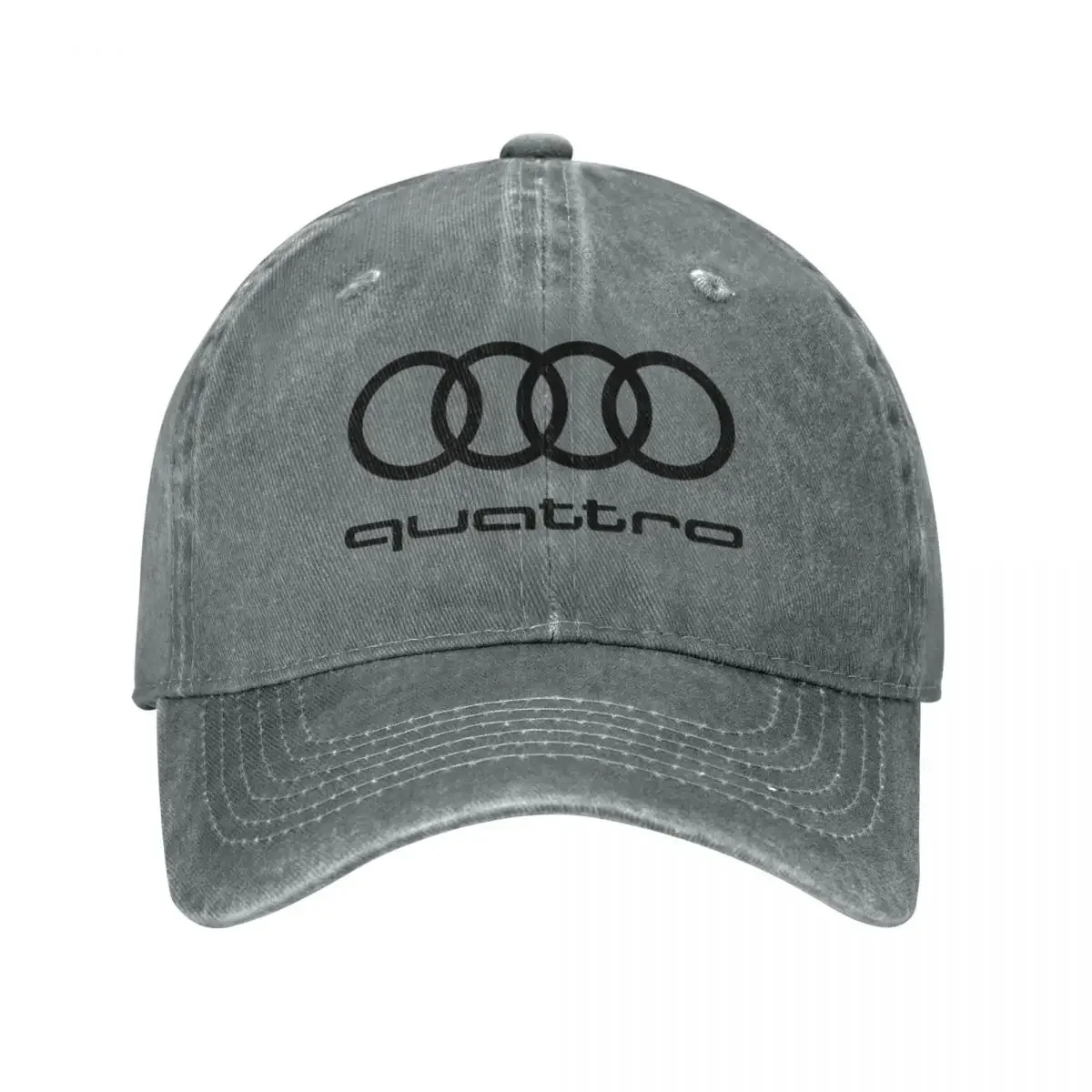 

A-Audi,Quattro Cool Baseball Cap Men Cowboy Hats Women Visor Caps Fashion Four General Casual Hat