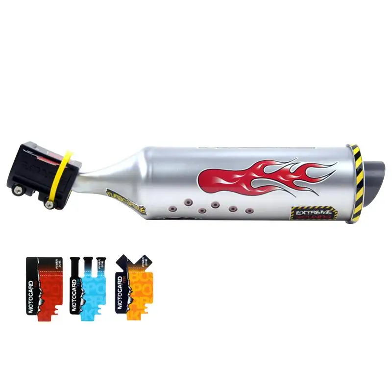 Turbospoke Exhaust System Exhaust System Strong Exhaust Pipe Lightweight Energy Saving KidsBikes Accessories For Cycling