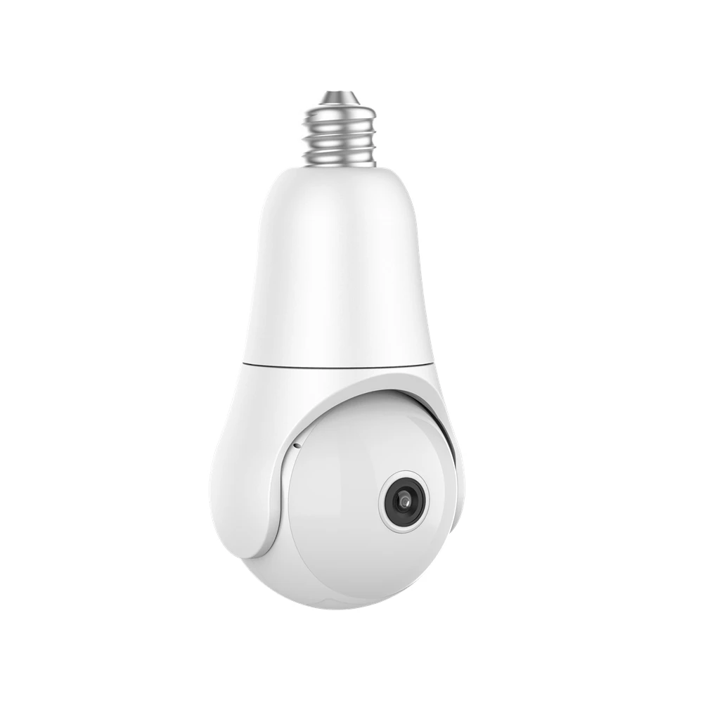 4MP Floodlight Wifi Security Indoor Camera ICSEE Infrared+White Light Bulb Wireless Surveillance Two Way Talk Camera