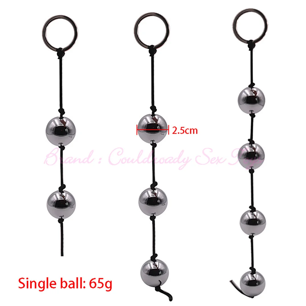 Erotic Weighted Vaginal Balls Geisha Kegel Exerciser Metal Ben Wa Ball Anal Beads Plug Adult Sex Toys for Woman