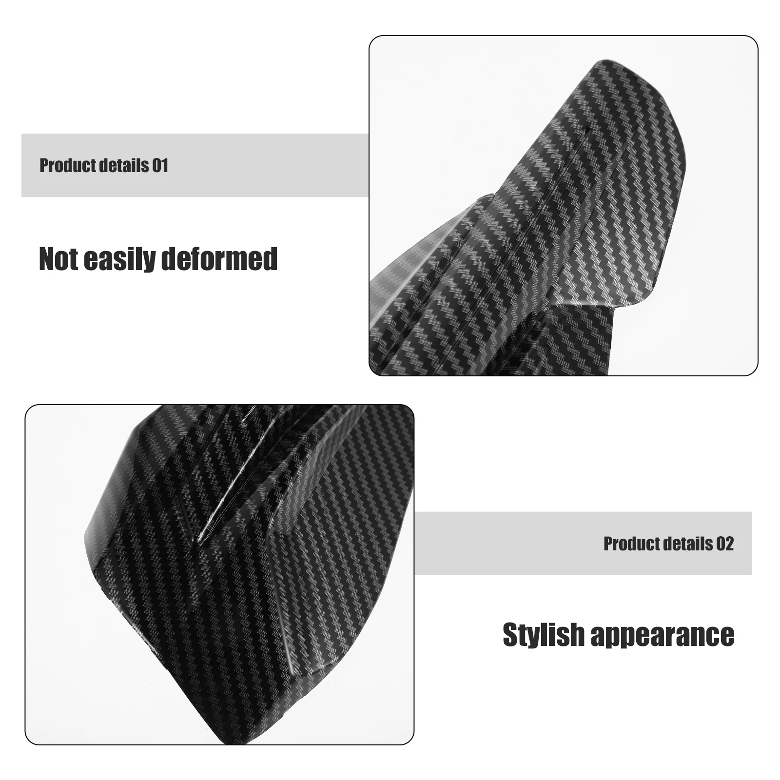 แฮนด์การ์ดมอเตอร์ไซค์แบบสากล 1 คู่ สีดำ ป้องกันลม สำหรับรถวิบาก สกู๊ตเตอร์ ขับขี่ออฟโรด ทนทาน