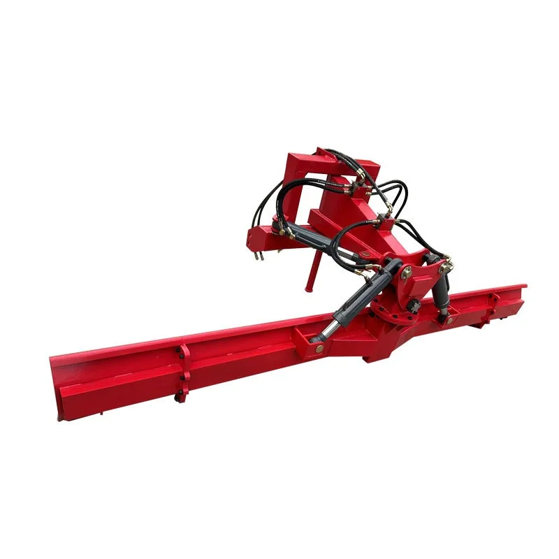 Reinforced Plate Hydraulic Scraper Tractor Belt Soil and Snow Machine With Gearbox Land Leveler Scraper Leveling Machine