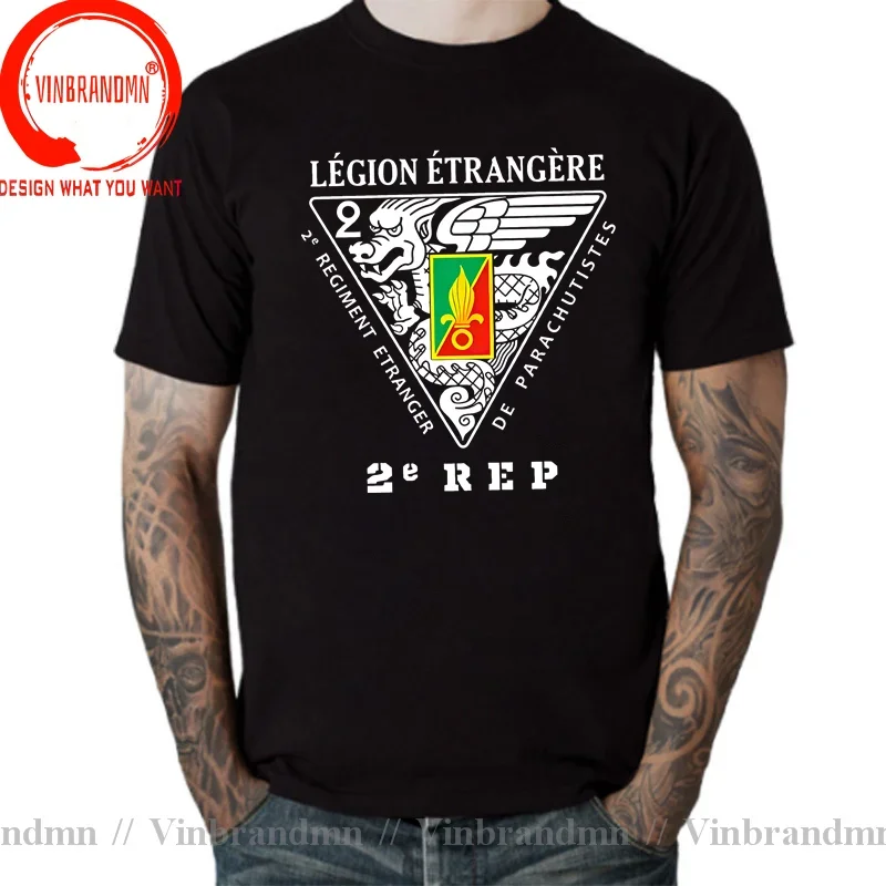 French Legion Etrangere T Shirt Men France 2rep 3rep T-shirt Walk Or Die French Legionnaire Special Forces Military Army TShirt