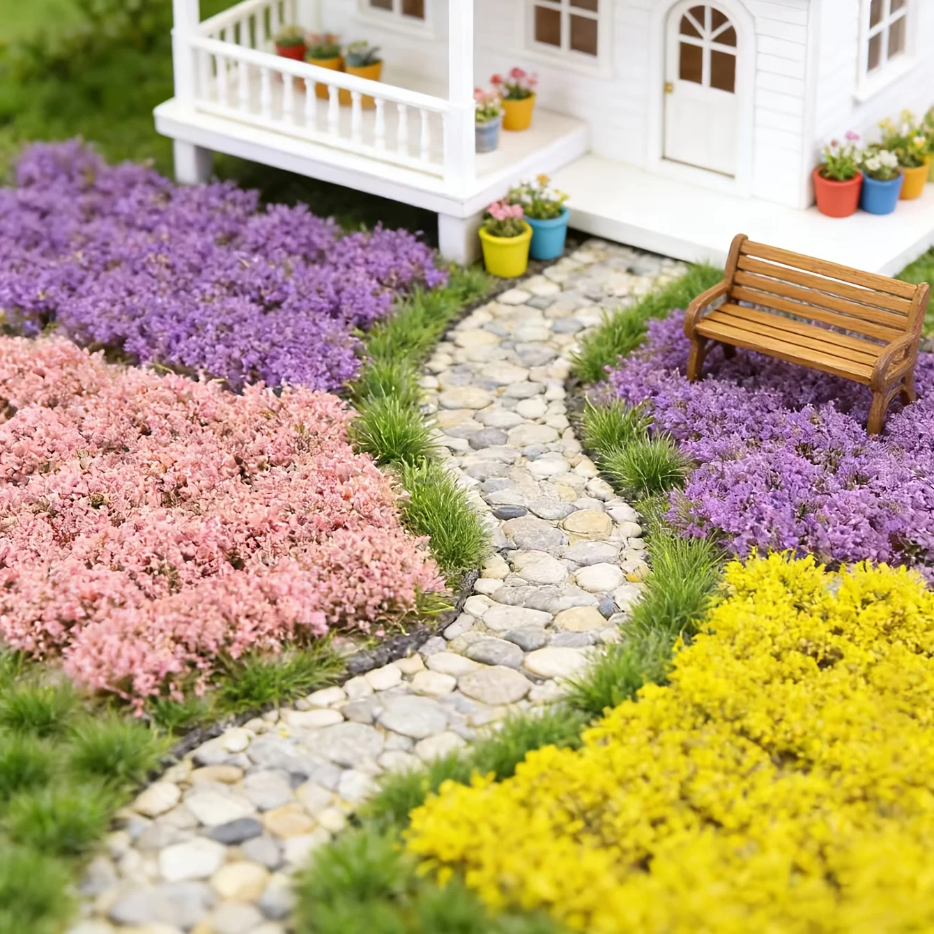 

Dollhouse Accessories for Blythe Dolls, 1/8 & 1/12 Scale DIY Scene Models, Mini Photography Props, Modern Style Simulated Potted