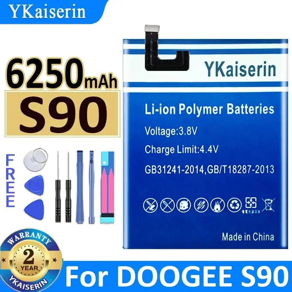

Аккумулятор для мобильного телефона Doogee S90, 6250 мАч, длительного действия