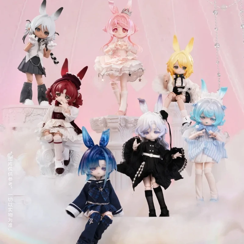 حقيقية بوني الطقس ستار سلسلة Bjd صندوق أعمى نيني ثلاثة جيل 12 نقطة يمكن تتحرك اليد لطيف فتاة هدية الحلي #6