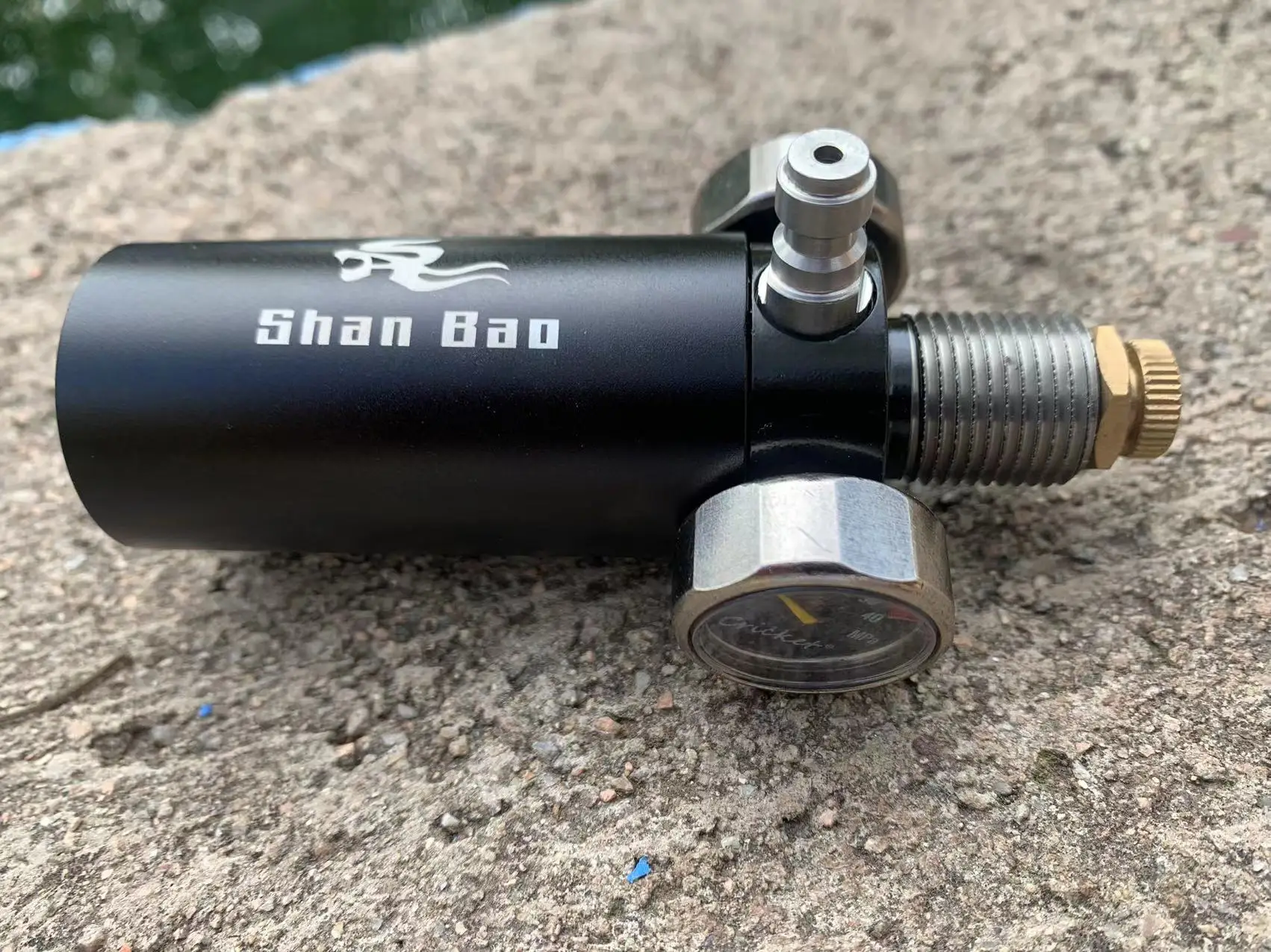 Shan Bao Schwarzes Tauchmotorboot mit integriertem Edelstahl-Einstellschalter, Steckverbinder, Doppelanzeige, 30 MPa, 40 MPa – Detail 6