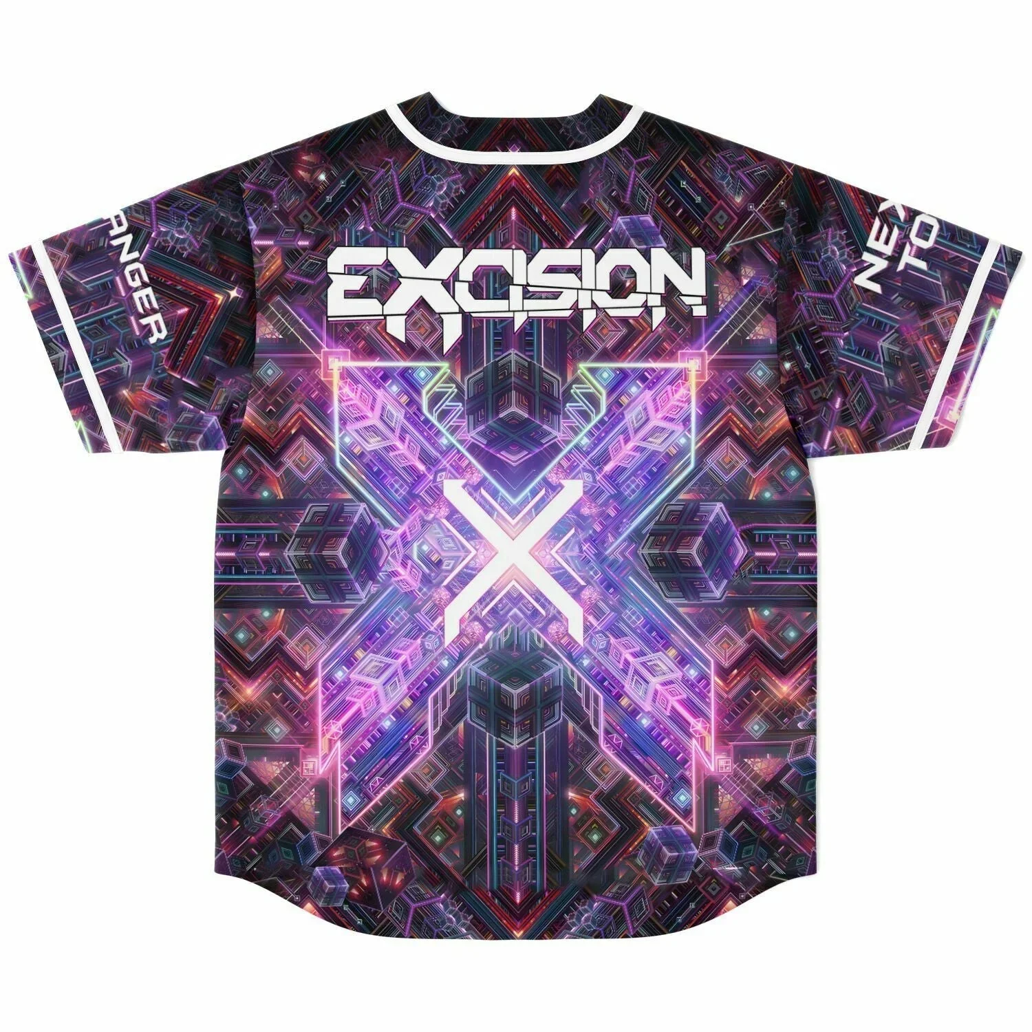 Summer Men Excision TOUR Merch Baseball Jersey T-shirt Special Edition Jersey Harajuku Tops Tees Clothing Kid Baseball Uniform