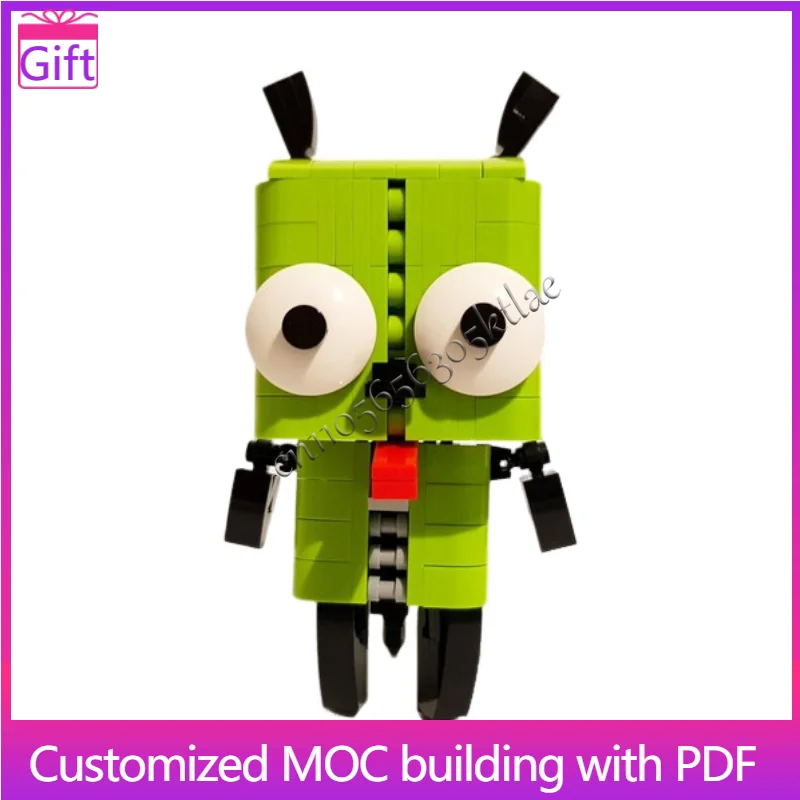 

199 шт. MOC, знаменитая аниме-серия, модель костюма персонажа, строительные блоки, оригинальность, сборка, кирпичи, детские популярные игрушки на день рождения, подарки