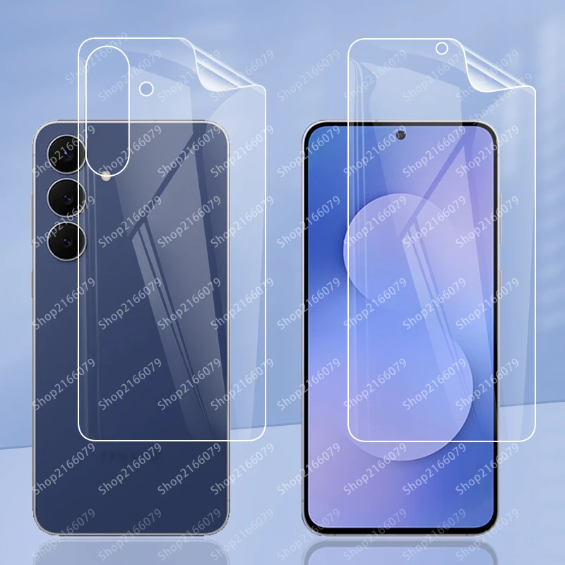 

Для Samsung Galaxy S25 FE прозрачный ТПУ/матовый гидрогель с защитой от отпечатков пальцев, мягкая защитная пленка для экрана с полным покрытием
