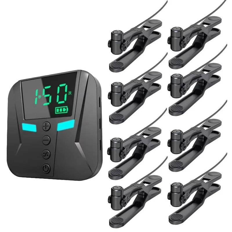 

8 Heads Phone Screen Clicker Live Broadcast Fast Praise Automatic Tapper Game Hanging Loop Connecting Device