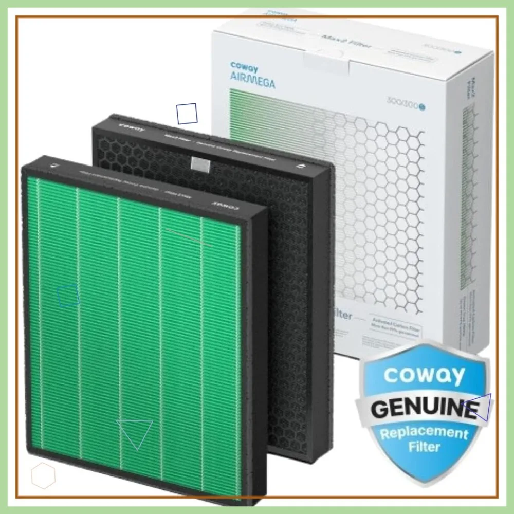 

Replacement Filter Set for 300/300S Air Purifier, Green/Black, 1256 sq. ft.